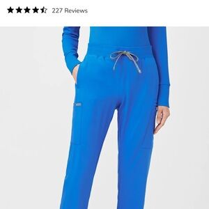 Landau Rib Knit Waistband Cargo Scrub Pant